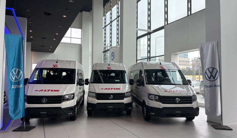 Altur Turizm Filoya 80 Volkswagen Crafter Ekleyerek Gücünü Artırdı